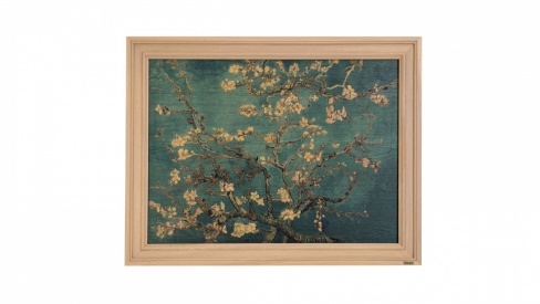 VAN GOGH PRINT, Almond Tree, Almond Blossom Nature Van Gogh Oak Frame Painting, Physical Print Living Room Décor